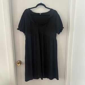 Black Short Sleeve Dress